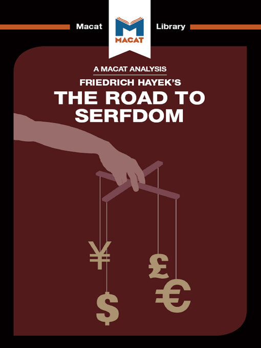 Cover image for An Analysis of Friedrich Hayek's the Road to Serfdom